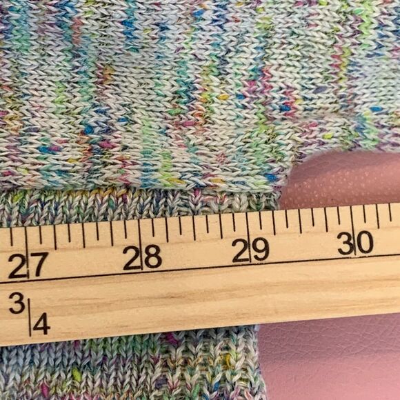 Free People Womens Prism Pullover Space Dye Sweater Cropped Beach Oversized Boho - Picture 11 of 16